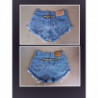 High waisted denim shorts Levis ripped distressed frayed shorts Grunge hipster