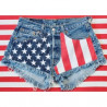 American Flag ripped Levis vintage