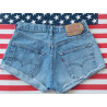 Vintage Levis Wavy American Flag Shorts