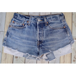 Raw Cut High waisted Levis jeans shorts