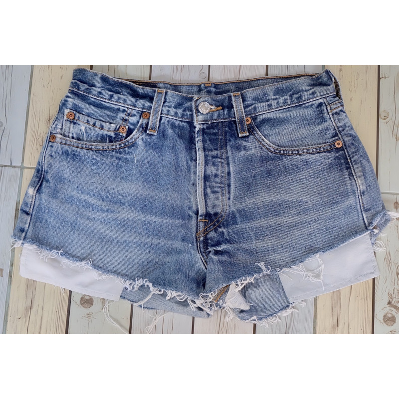 Raw Cut High waisted Levis jeans shorts