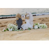 love wedding TEDDY BEAR crochet