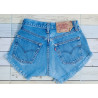 High waisted denim shorts Levis distressed shorts by Jeansonly