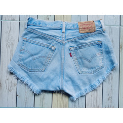 High waisted American Flag shorts Levis