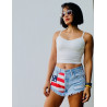 copy of High waisted American Flag shorts Levis Roll up Cuffed Distressed Hipster Tumblr clothing