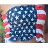 american flag crop top